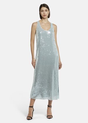 Straight-cut sequin dress - GIOWIA