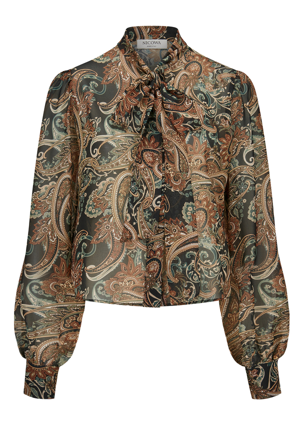 ELAWI, BEIGE PAISLEY Frontansicht